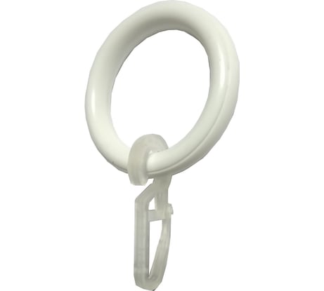 Кольца с крючком Арт-Декор D20, 10 шт, белые 4620748740585