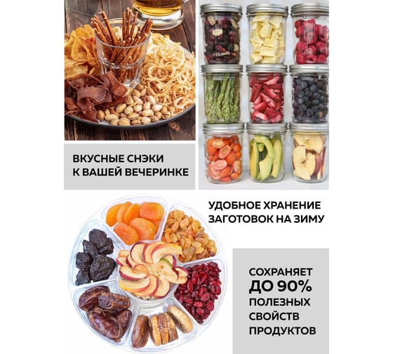 Электрическая сушилка для овощей и фруктов GFGRIL GFD-001
