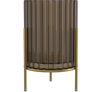 Ваза-подсвечник QWERTY “Elektra” сепия, 9x13.5 см 73843