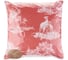 Декоративная подушка Moroshka Klassika 2.0 40x40 см, на потайной молнии, цвет белый, коралловый 926-201-02 7