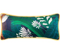 Декоративная подушка Moroshka Shangri La 45x20 см, на потайной молнии, цвет зеленый, желтый D02-51 22892073
