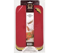 Набор разделочных досок MARMITON 4 шт, 29x19x0.2 см, цвет в ассортименте 17639