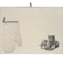 Текстиль для кухни MARMITON "Family" полотенце, рукавица 17377