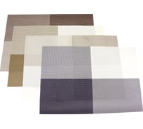 Подстановочная салфетка плейсмат КОШКИН ДОМ 30x45 см, КОЛОР БЛОК, ПВХ 50-10-013