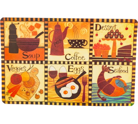 Подстановочная салфетка плейсмат КОШКИН ДОМ 30x45 см, МОДЕРН, ПП 50-10-015