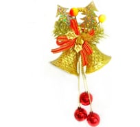 Елочное украшение Beroma Золотые колокольчики с красными бубенчиками 07704849