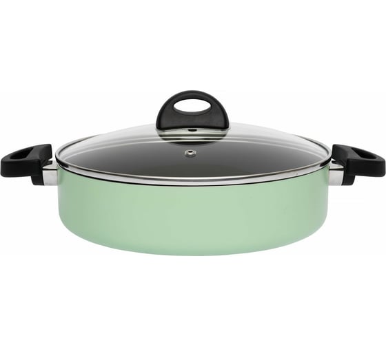 Сотейник с двумя ручками BergHOFF Eclipse 26 см, 3.2 л, светло-зеленый 3700108