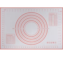 Коврик для выпечки МУЛЬТИДОМ NEW с разметкой, размер 60х40 см VL80-376