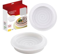 Силиконовая форма для муссовых тортов МУЛЬТИДОМ Гипноз размер 25х25х5 см VL80-307