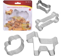 Набор кулинарных форм МУЛЬТИДОМ Собака 4 шт VL8-125