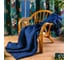 Стеганое покрывало Moroshka Shangri La 210x220 см, синий B06-43 5