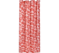 Готовая штора Moroshka Klassika 2.0 140x260 см, крепление шторная лента, красный/белый 926-207-02