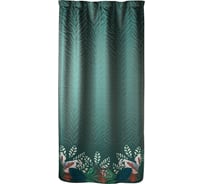 Готовая штора Moroshka Shangri La 150x260 см, крепление шторная лента, зеленый 913-207-01