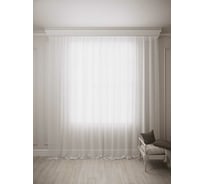 Тюль Костромской текстиль Вуаль Авиньон белый, без утяжелителя, 500х260 см 00-00804262