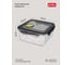 Герметичный контейнер для продуктов с клапаном Phibo Brilliant квадратный, 1.15 л, черный 431179813 7