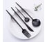 Набор столовых приборов ZDK Smart Home, 4 прибора, черный spoon20black 5