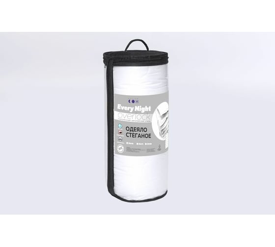 Стеганое одеяло Мягкий сон Every night оверлок 205x140 ОСВОов-0601т