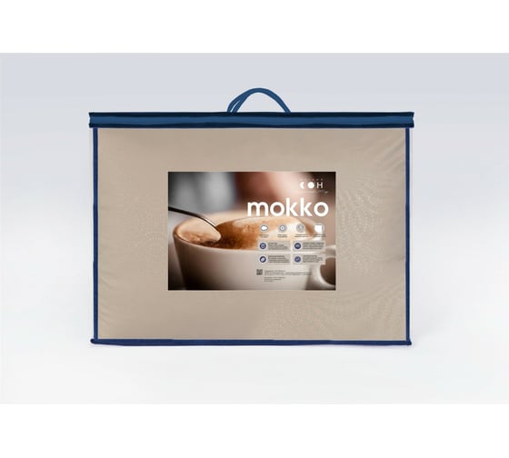 Стеганое одеяло Мягкий сон Mokko 205x172 бежевый ОШ_М-6402у