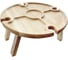 Винный поднос ZDK на ножках, круглый wood5 1