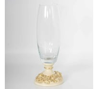 Ваза BOGACHO Лето кремового цвета 52086/кремовый УТ-00028245