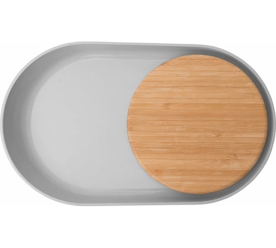 Овальная тарелка BergHOFF Leo с бамбуковой доской, 34.5x20.5x3.5 см 3950057