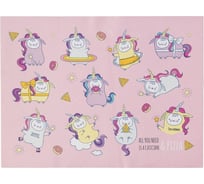 Салфетка на стол Доляна Caticorn, 30х40см, 100% полиэстер, оксфорд 420 г/м2 4652050