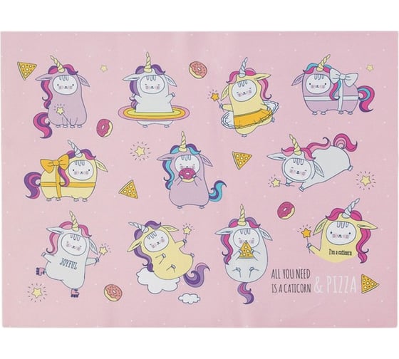 Салфетка на стол Доляна Caticorn, 30х40см, 100% полиэстер, оксфорд 420 г/м2 4652050 1