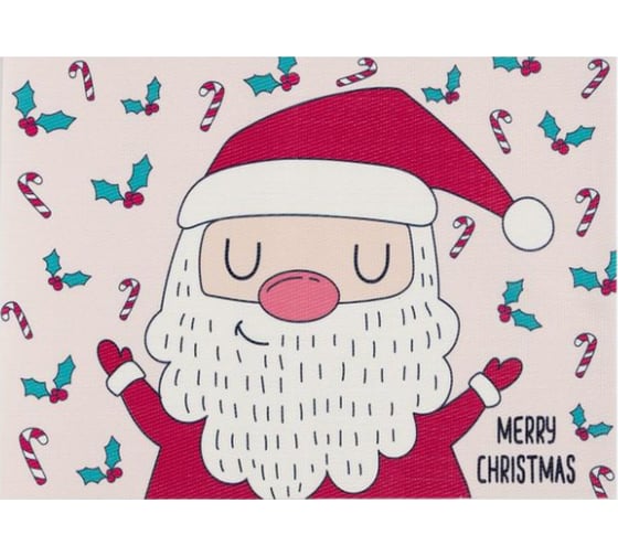 Салфетка на стол Доляна Christmas, ПВХ, 40х29 см 6851508 1
