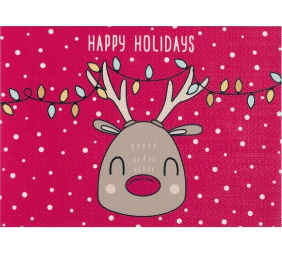 Салфетка на стол Доляна Happy Holidays, ПВХ, 40х29 см 6851509 1