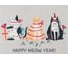 Салфетка на стол Доляна Meow Year, ПВХ, 40х29 см 6851507 1