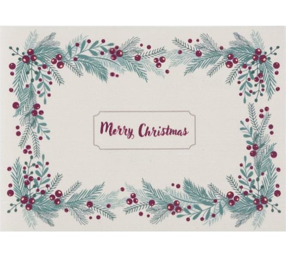 Салфетка на стол Доляна Merry Christmas, ПВХ, 40х29 см 6851498