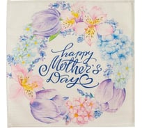 Салфетка на стол Доляна Mothers day, 30х30см, 100% п/э 5219684
