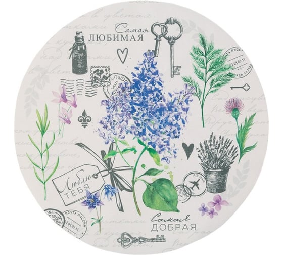 Салфетка на стол Доляна Любимая бабушка, 30х30см, 100% п/э, оксфорд 420 г/м2 4652049 1