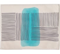 Салфетка на стол Доляна Этика, морской прибой, 30х40см, 100% полиэстер 5219697