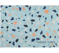 Салфетка на стол Доляна Good vibes, ПВХ, 40х29 см 4780291
