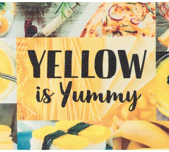 Салфетка на стол Доляна YELLOW is Yummy, 29х40 см 3906119