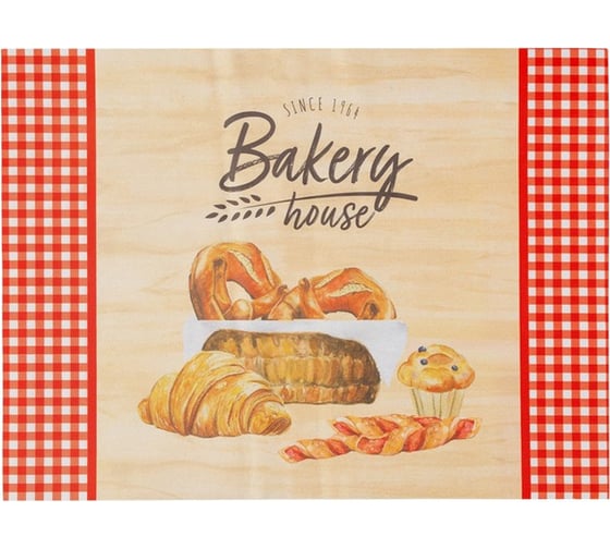 Салфетка на стол Доляна Bakerg house, 30х40см, 100% полиэстер, оксфорд 420 г/м2 4652037 1