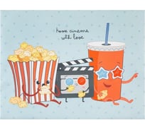 Салфетка на стол Доляна Кино, 40х30см, 100% полиэстер, оксфорд, 420 г/м2 6482396