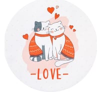 Салфетка на стол Доляна Коти, 30х30см, 100% полиэстер, оксфорд, 420 г/м2 6482385