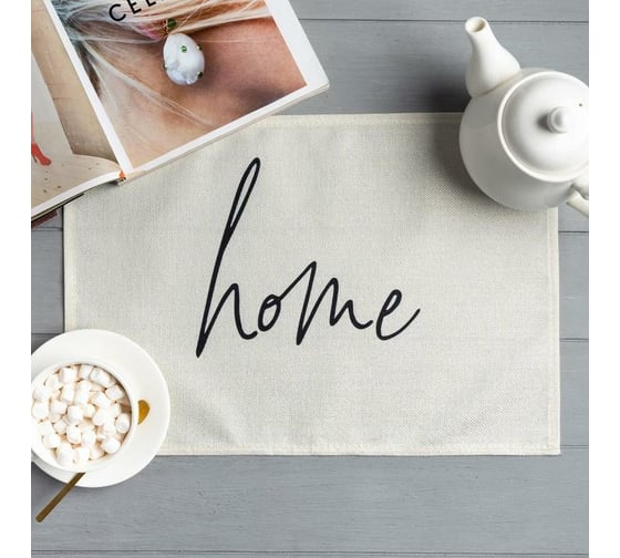 Салфетка на стол Доляна Home, 30x45 см, полиэстер 100% 6489209