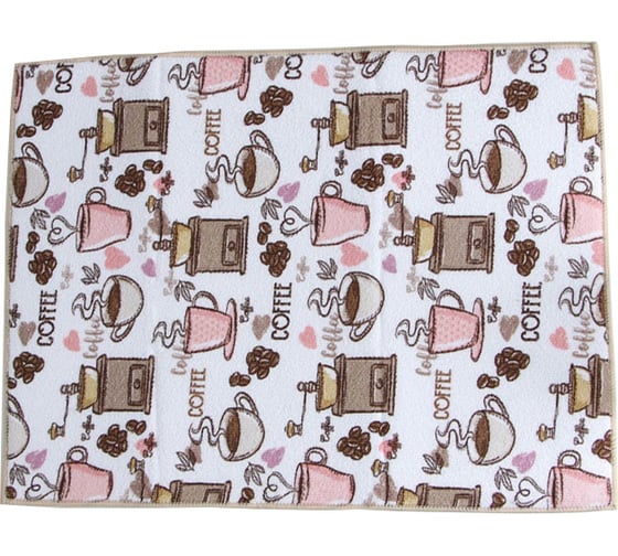 Салфетка для удаления грязи, пыли и сушки посуды Доляна 38х51 см, микрофибра, Кофе 4717996 1