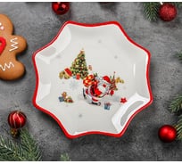 Сервировочное блюдо Доляна На встречу Новому Году, 20х2,3 см 4826278