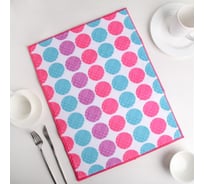 Салфетка для удаления грязи, пыли и сушки посуды Доляна 38х51 см, микрофибра, Твистер 1280801