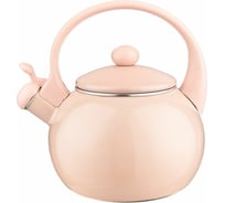 Эмалированный чайник AGNESS DELUXE со свистоком с эффектом металлик 901-102