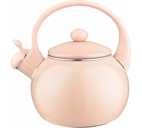 Эмалированный чайник AGNESS DELUXE со свистоком с эффектом металлик 901-102