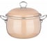 Эмалированная кастрюля AGNESS DELUXE с крышкой с эффектом металлик 3.9 л 901-082 1