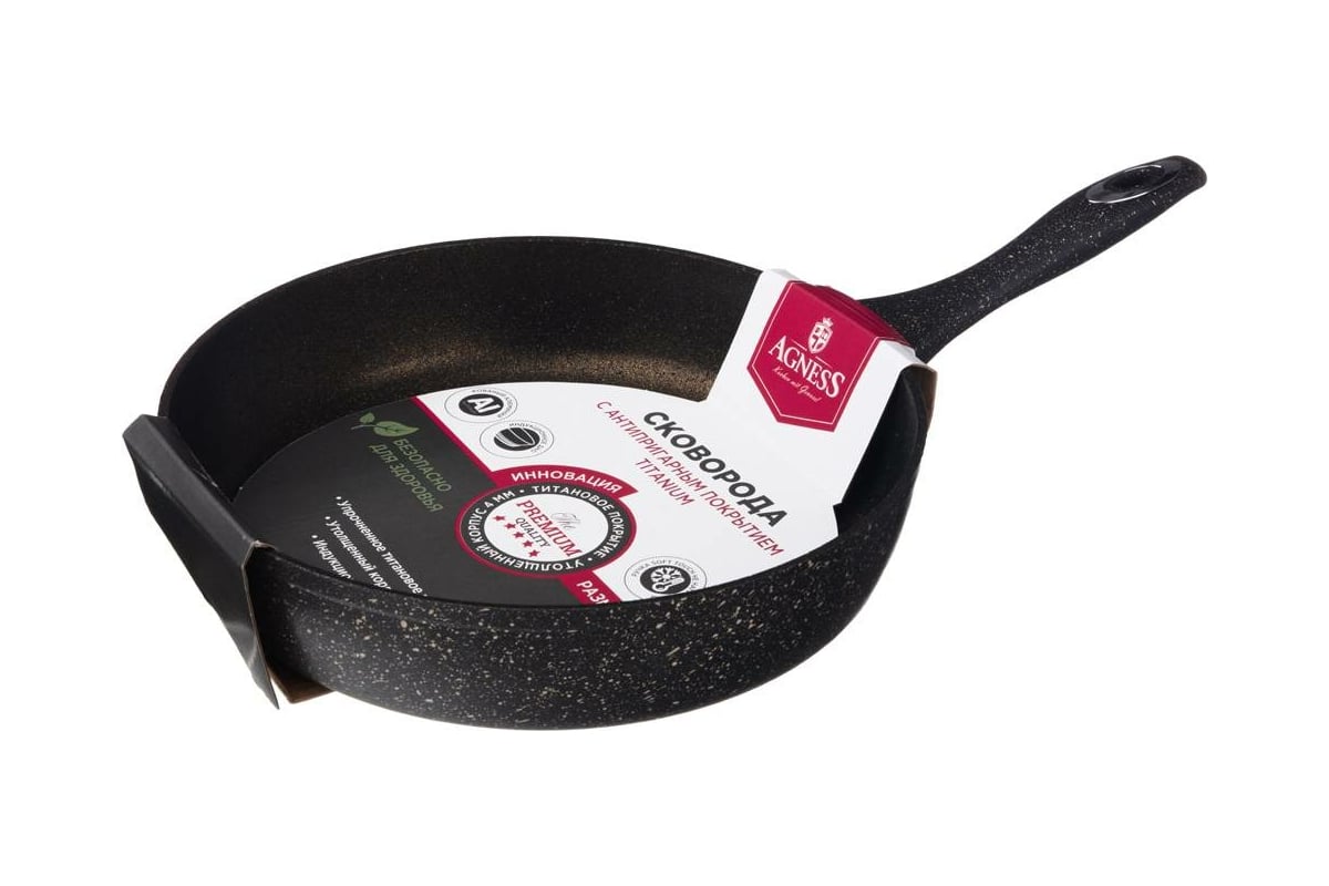 Сковорода AGNESS Plazma Titanium 936-527 - выгодная цена, отзывы ...