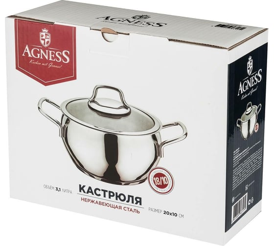 Кастрюля AGNESS Гармония 936-317