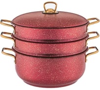 Кастрюля-мантоварка AGNESS Red Qeen 936-133