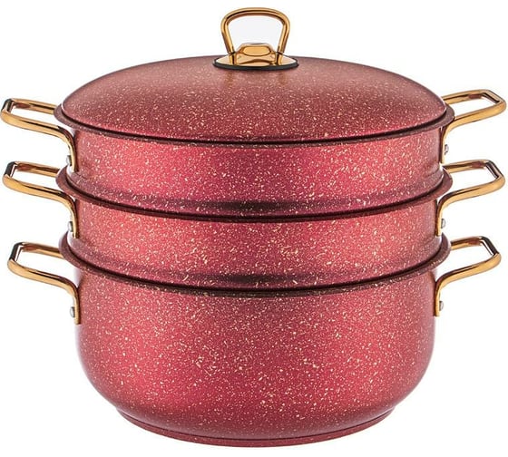 Кастрюля-мантоварка AGNESS Red Qeen 936-133 1